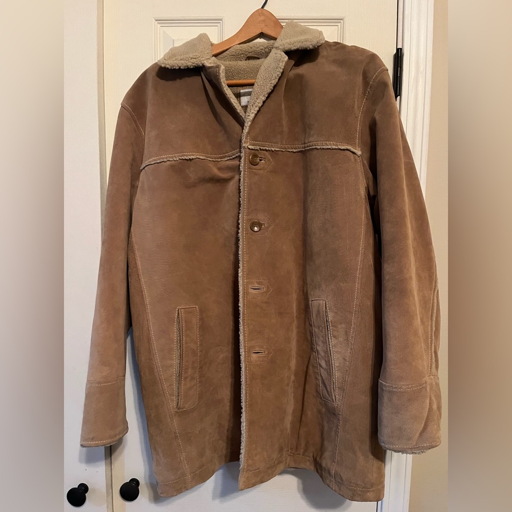 Mens Wilson’s Leather Sherpa Jacket